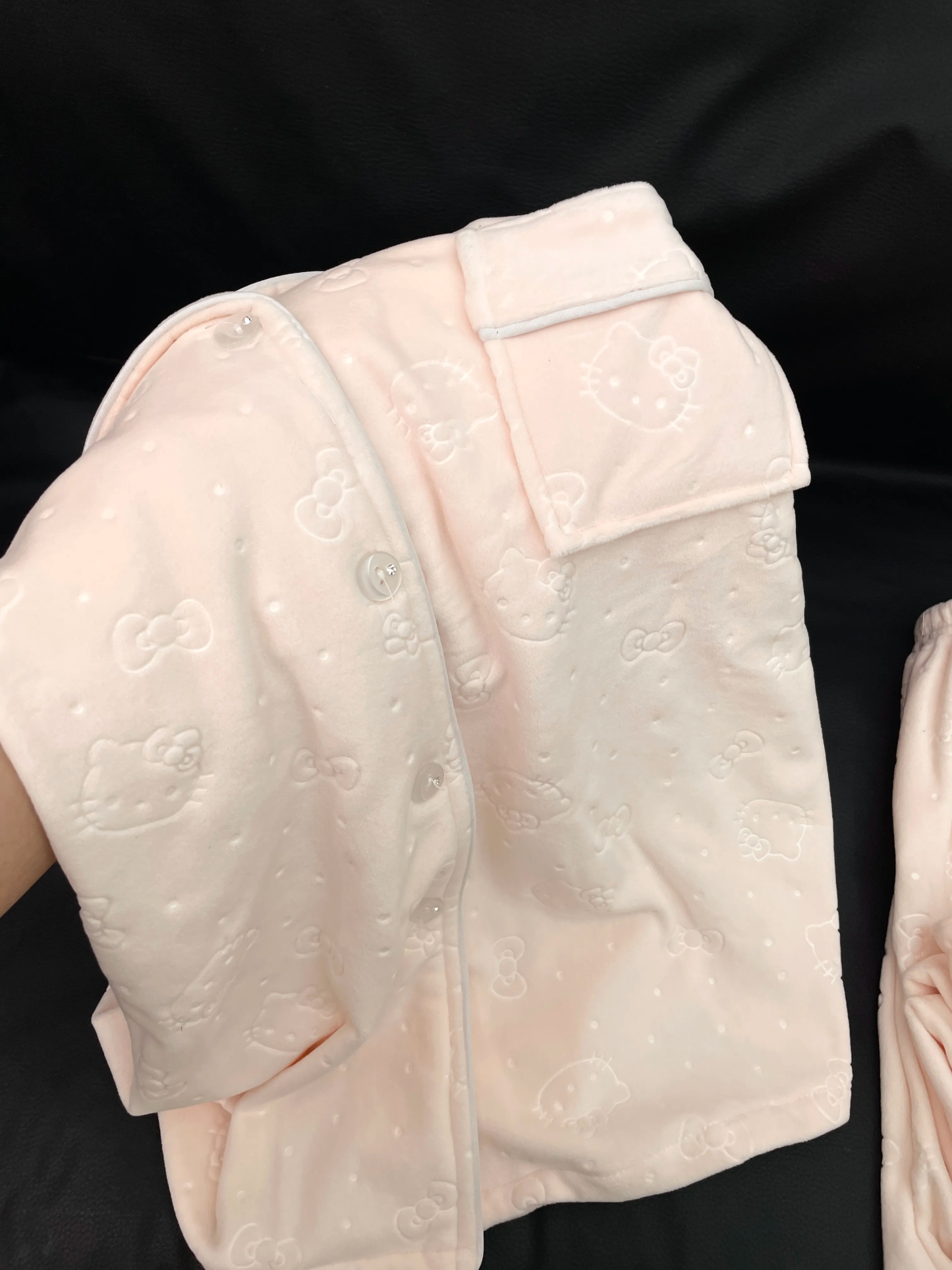 HK Women’s Double-Sided Coral Fleece Thermal Pajama Set Autumn Winter Cozy Loungewear Thickened Warm Long-Sleeve Homewear 01251202