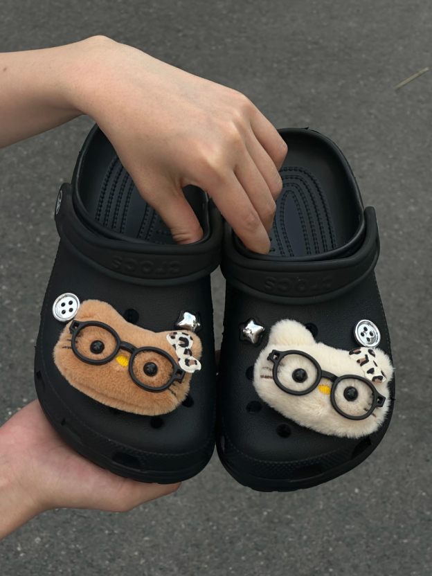 HK Glasses Shoe Charm Set - DIY Decor for Crocs & Clogs 01250701