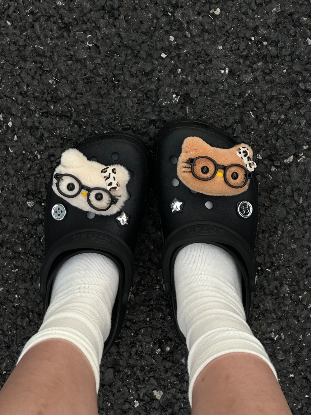 HK Glasses Shoe Charm Set - DIY Decor for Crocs & Clogs 01250701