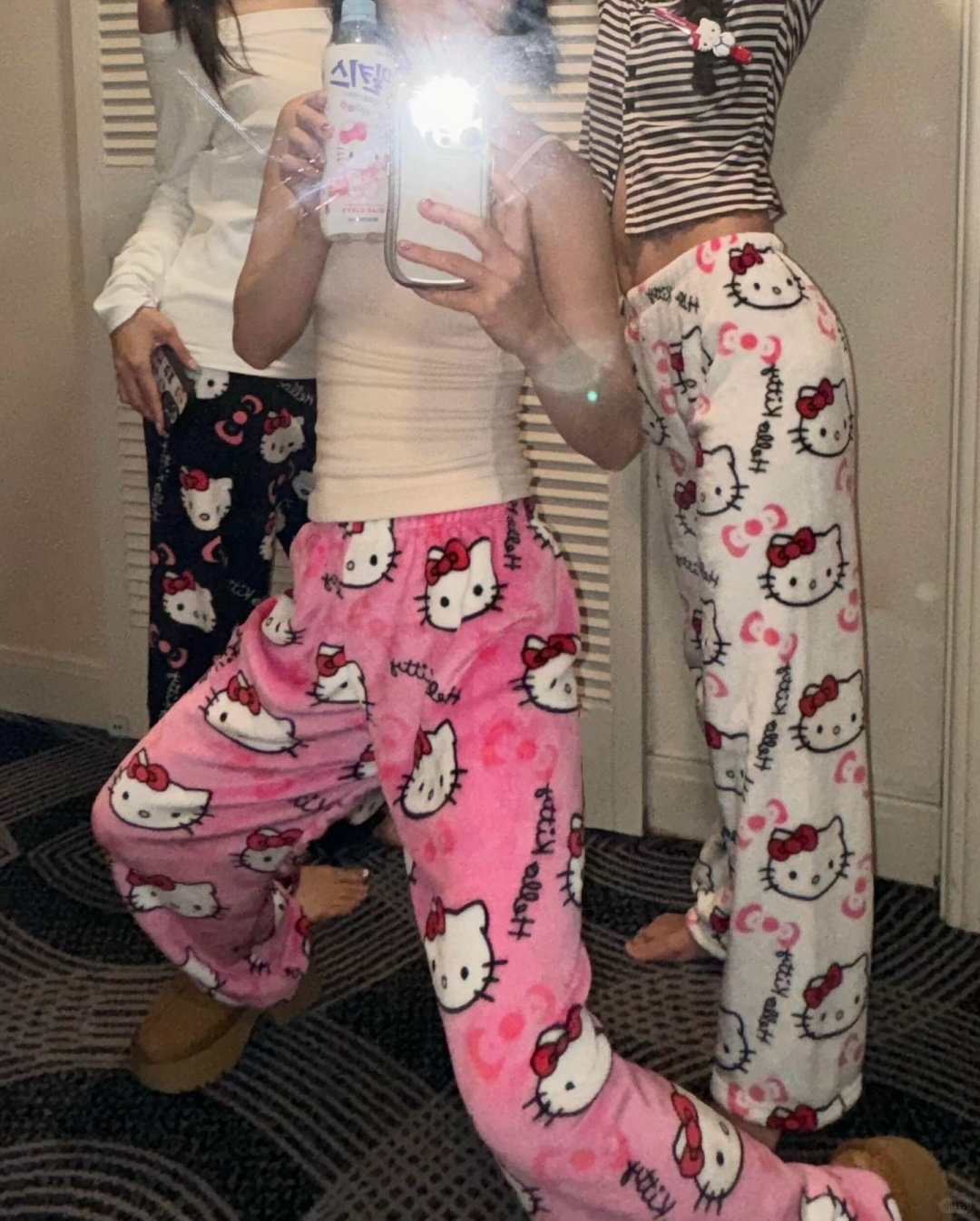 HK Coral Fleece Home Warm Pajama Pants