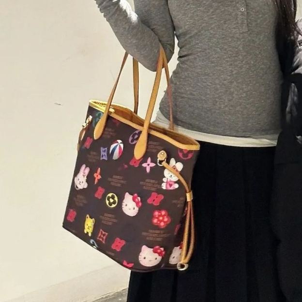Hello Kitty Y2K Large Capacity Tote Bag - Stylish & Practical
