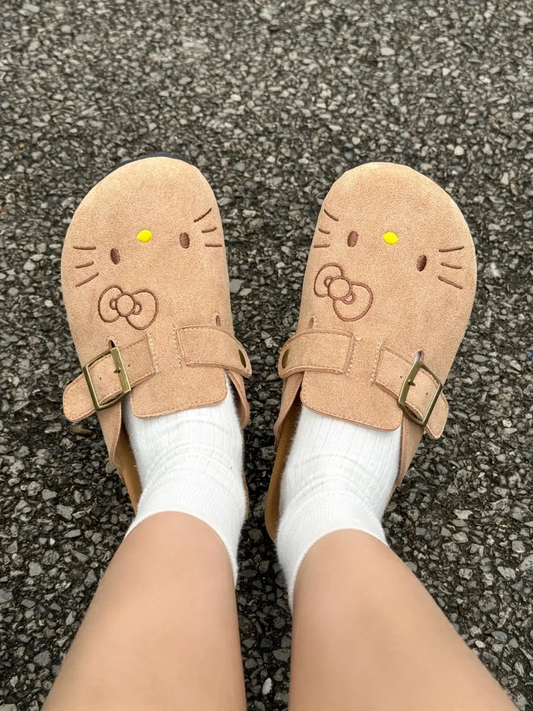 Tan HK Hawaii Birkenstocks Women’s Summer Slides | Anti-Slip Cork Sole, Retro Platform Sandals, Cute Cartoon Dorm Room Footwear 01250303