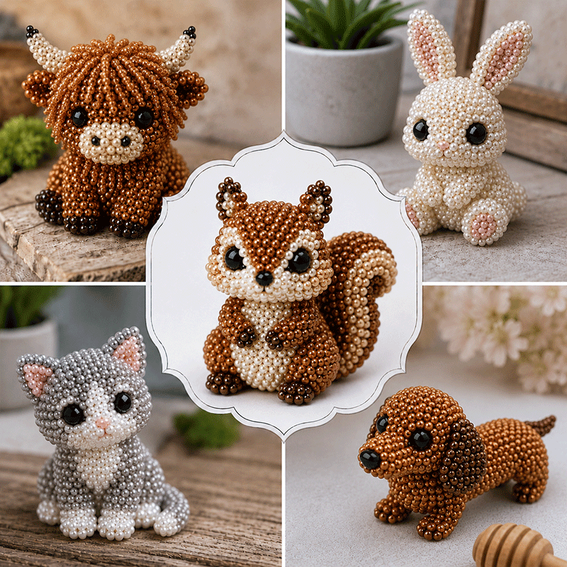 🐾 DIY Animal Beading Kit