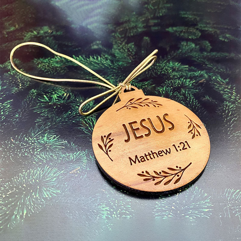 25 Names of Jesus Ornament