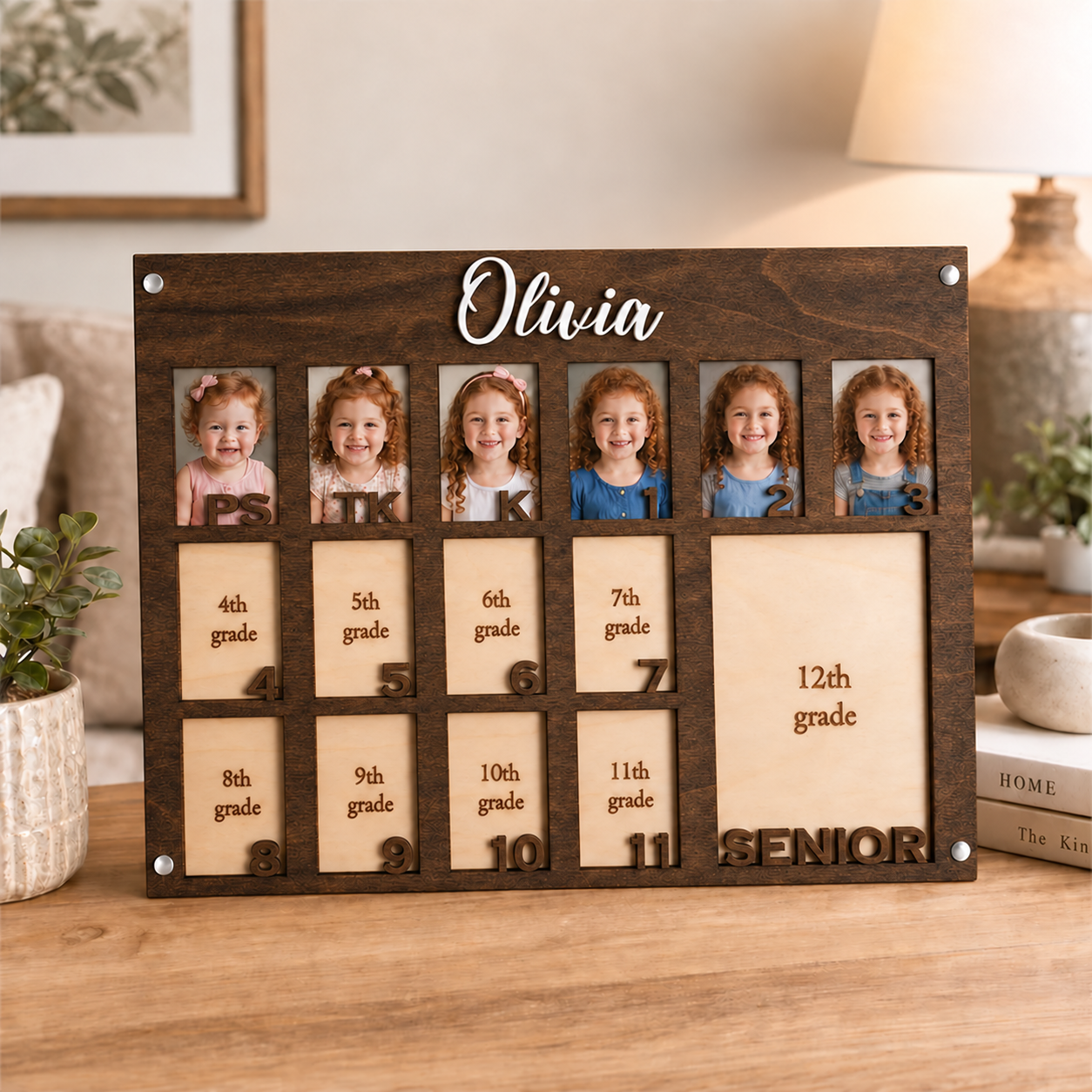 🌱Personalized School Years Photo Frame | Preschool to Senior Graduation Memory Keepsake