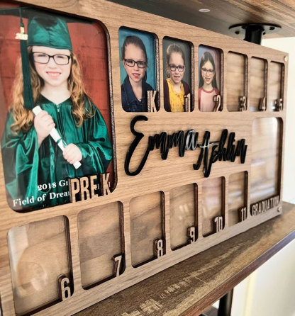 School Years Photo Frame | Pre K to Graduation Picture Frame