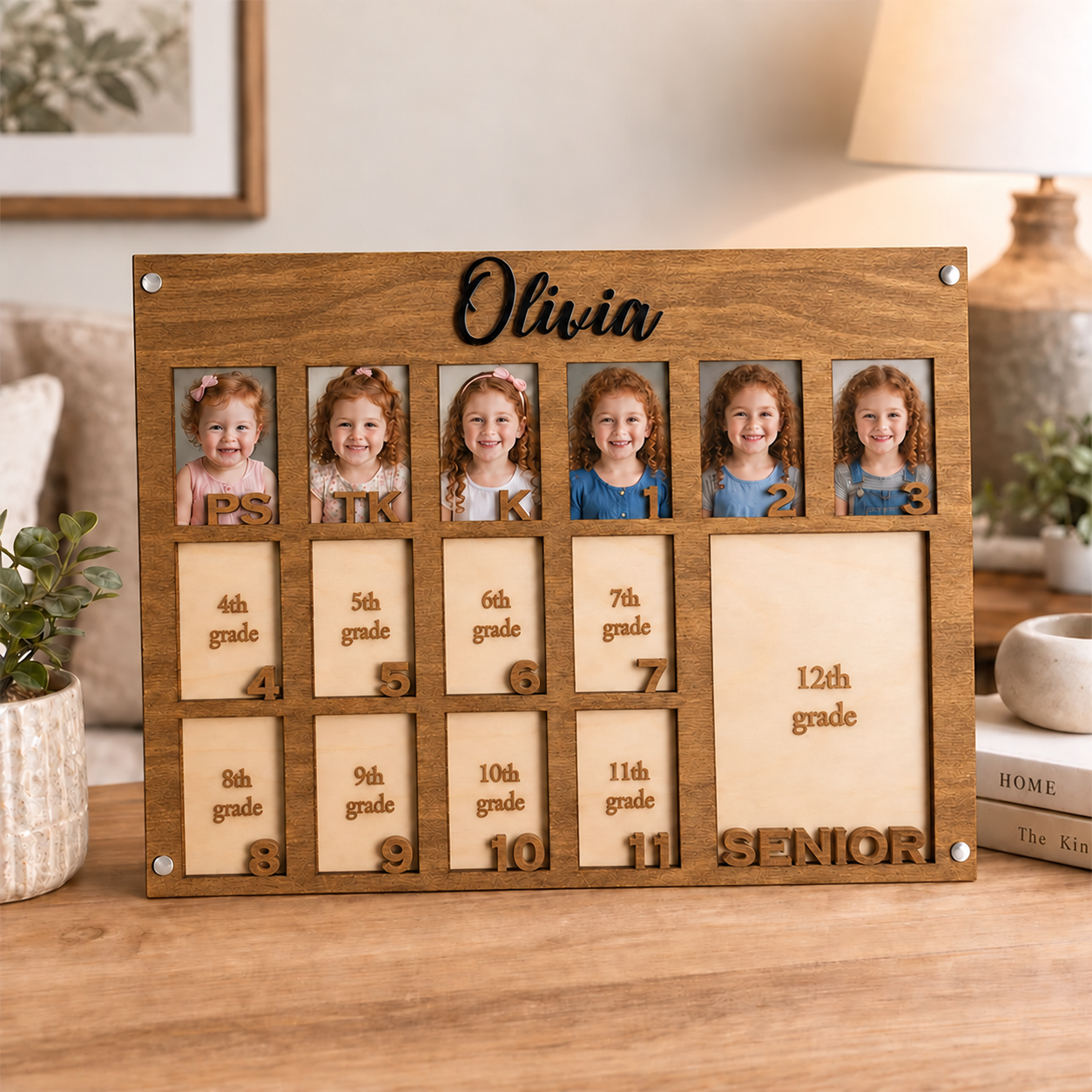 🌱Personalized School Years Photo Frame | Preschool to Senior Graduation Memory Keepsake