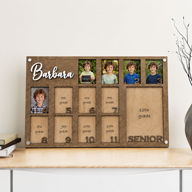 📸Personalized School Years Photo Frame | Kindergarten to Senior Graduation Keepsake