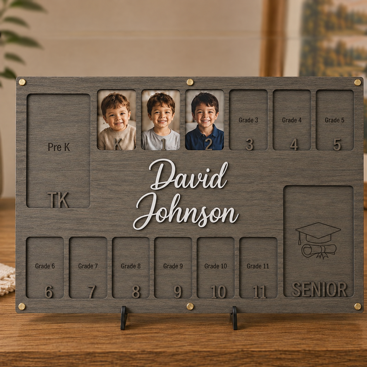 💛Personalized School Years Photo Frame | From Pre-K to Senior Graduation Keepsake