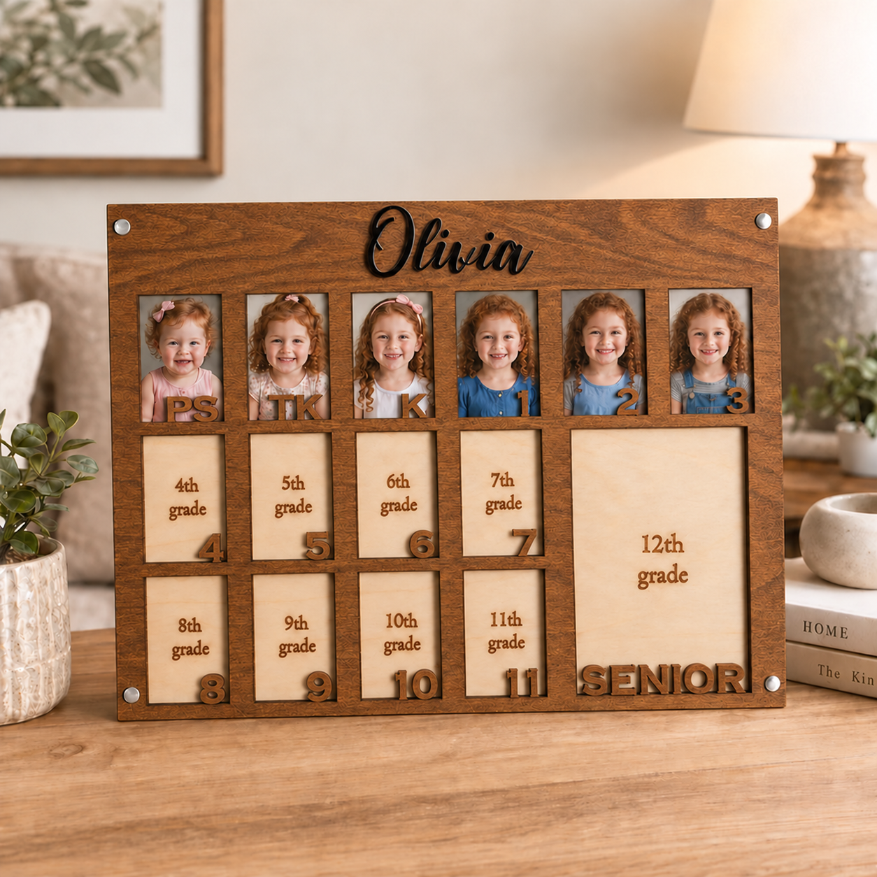 🌱Personalized School Years Photo Frame | Preschool to Senior Graduation Memory Keepsake