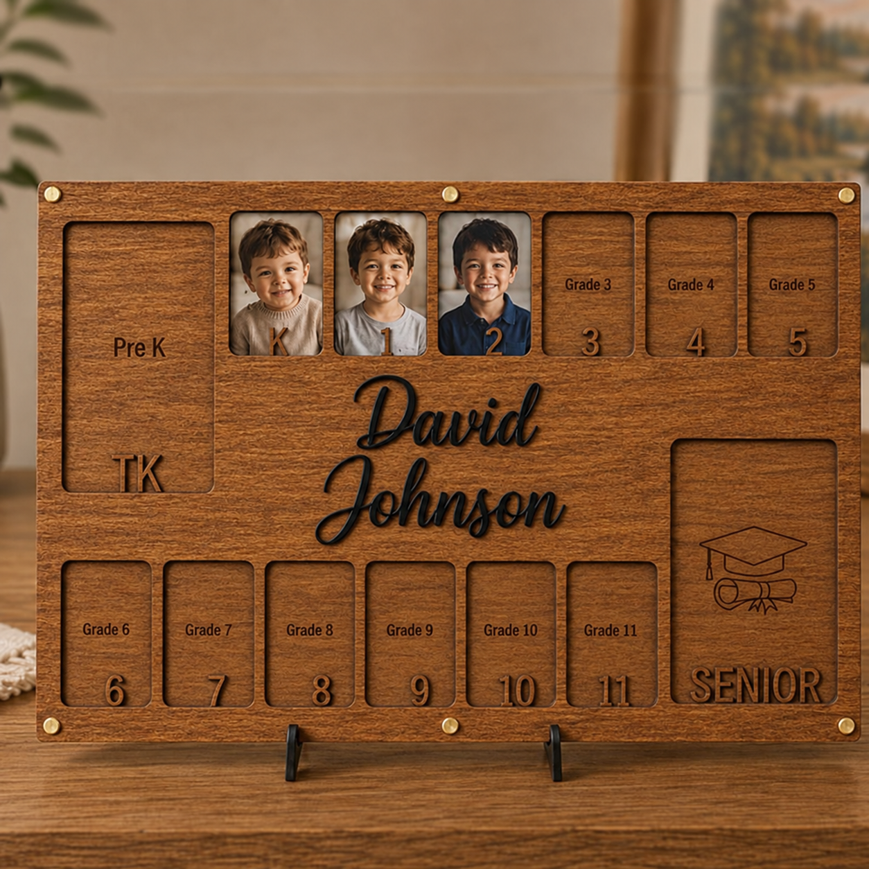 💛Personalized School Years Photo Frame | From Pre-K to Senior Graduation Keepsake