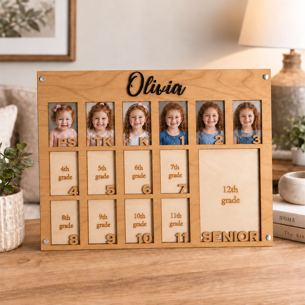 🌱Personalized School Years Photo Frame | Preschool to Senior Graduation Memory Keepsake