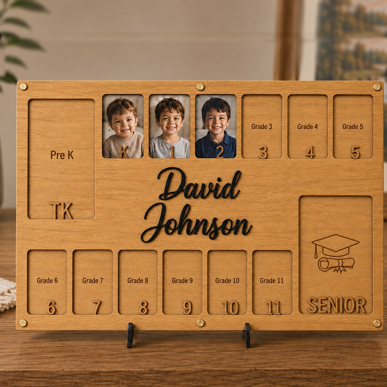 💛Personalized School Years Photo Frame | From Pre-K to Senior Graduation Keepsake