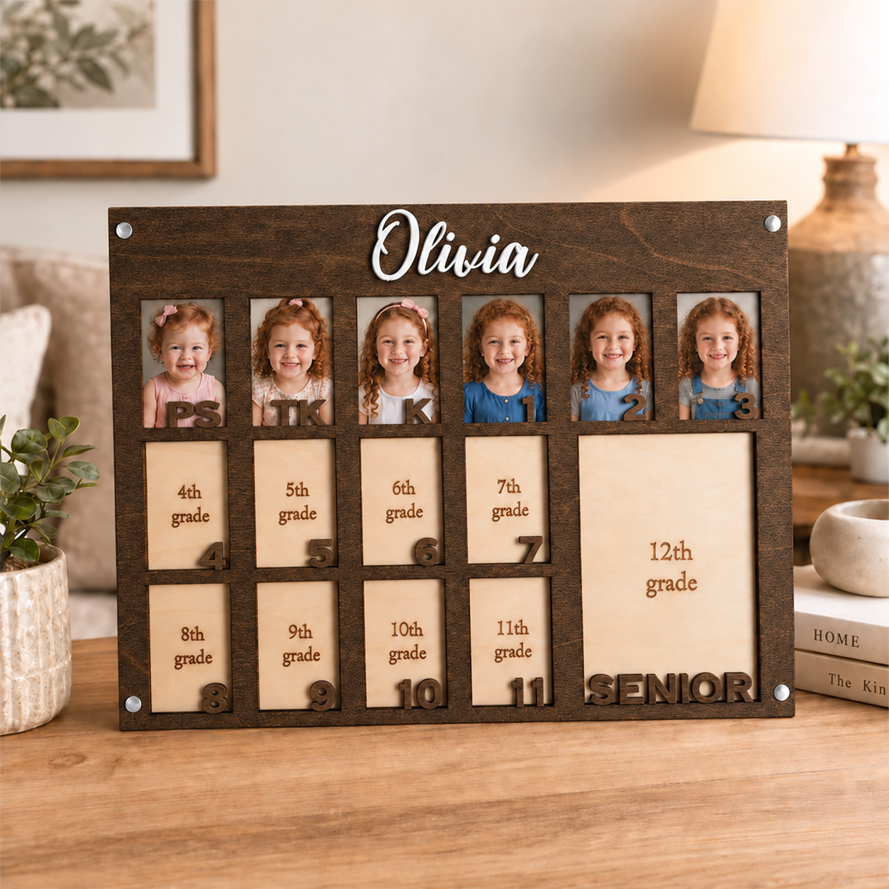 🌱Personalized School Years Photo Frame | Preschool to Senior Graduation Memory Keepsake
