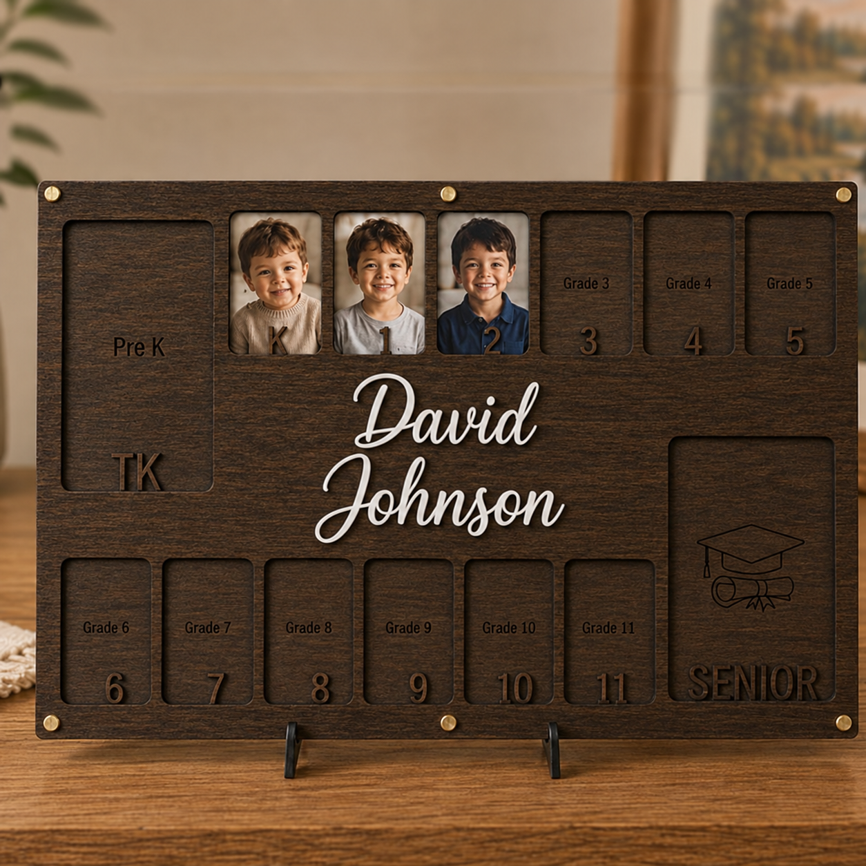 💛Personalized School Years Photo Frame | From Pre-K to Senior Graduation Keepsake
