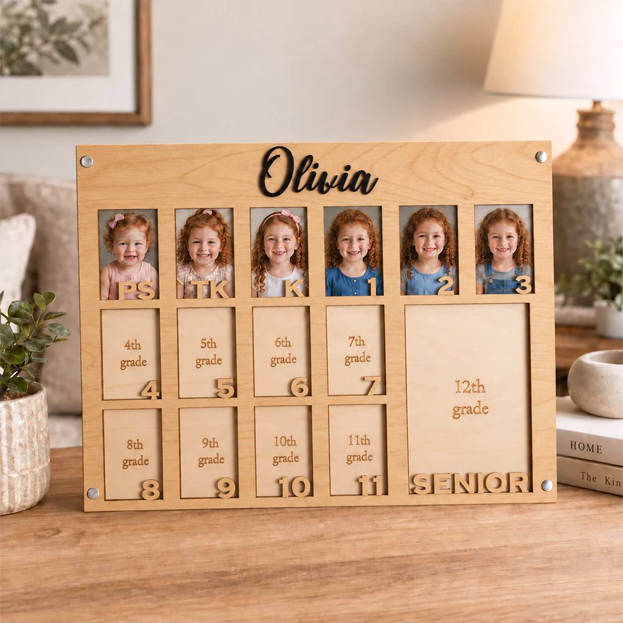 🌱Personalized School Years Photo Frame | Preschool to Senior Graduation Memory Keepsake