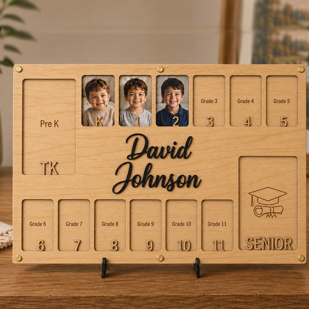 💛Personalized School Years Photo Frame | From Pre-K to Senior Graduation Keepsake