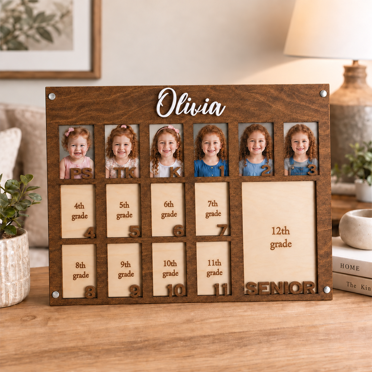 🌱Personalized School Years Photo Frame | Preschool to Senior Graduation Memory Keepsake