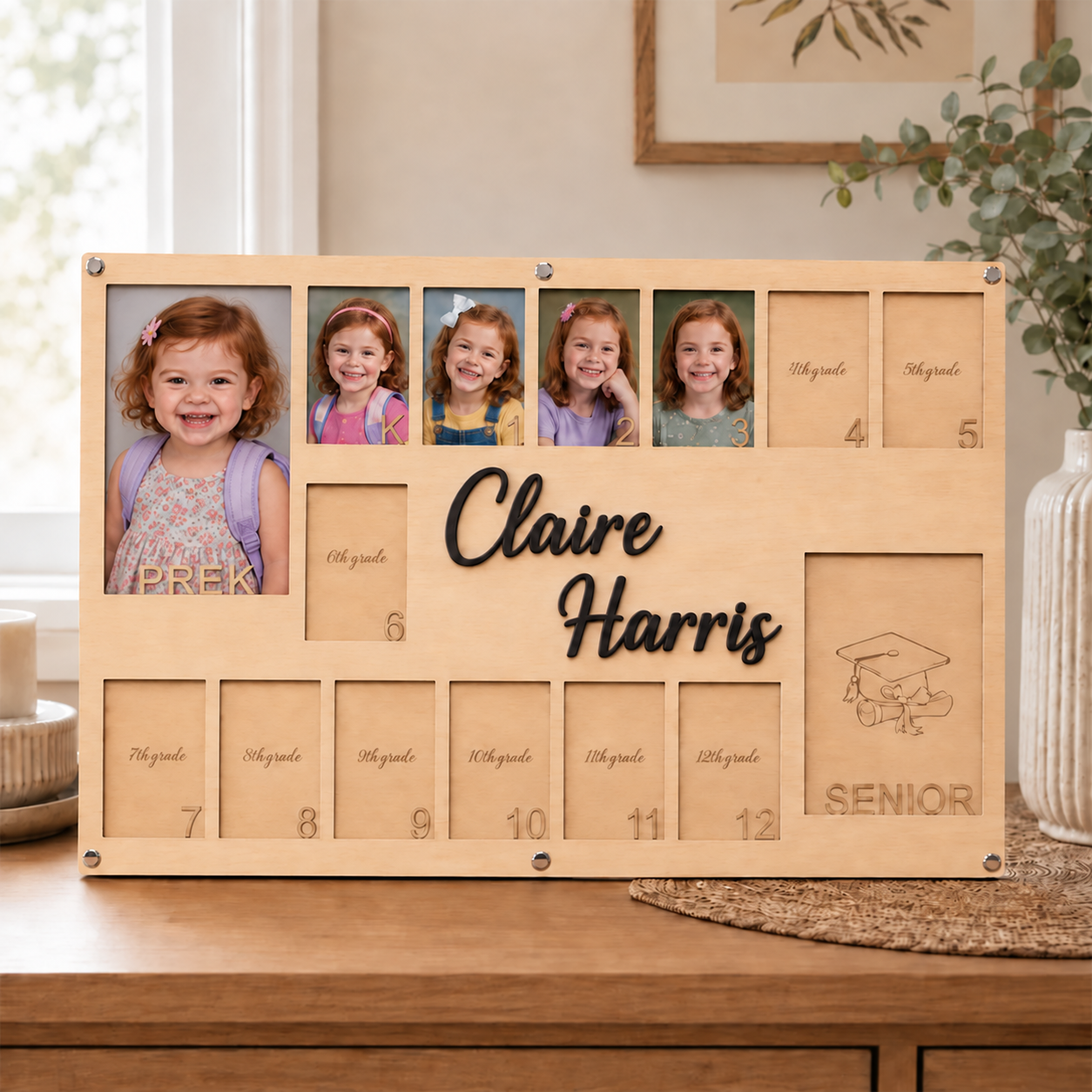 📚Personalized School Years Photo Frame | From Pre-K to Senior