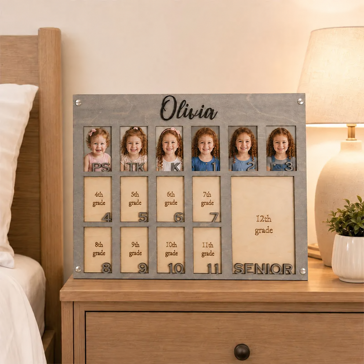🌱Personalized School Years Photo Frame | Preschool to Senior Graduation Memory Keepsake