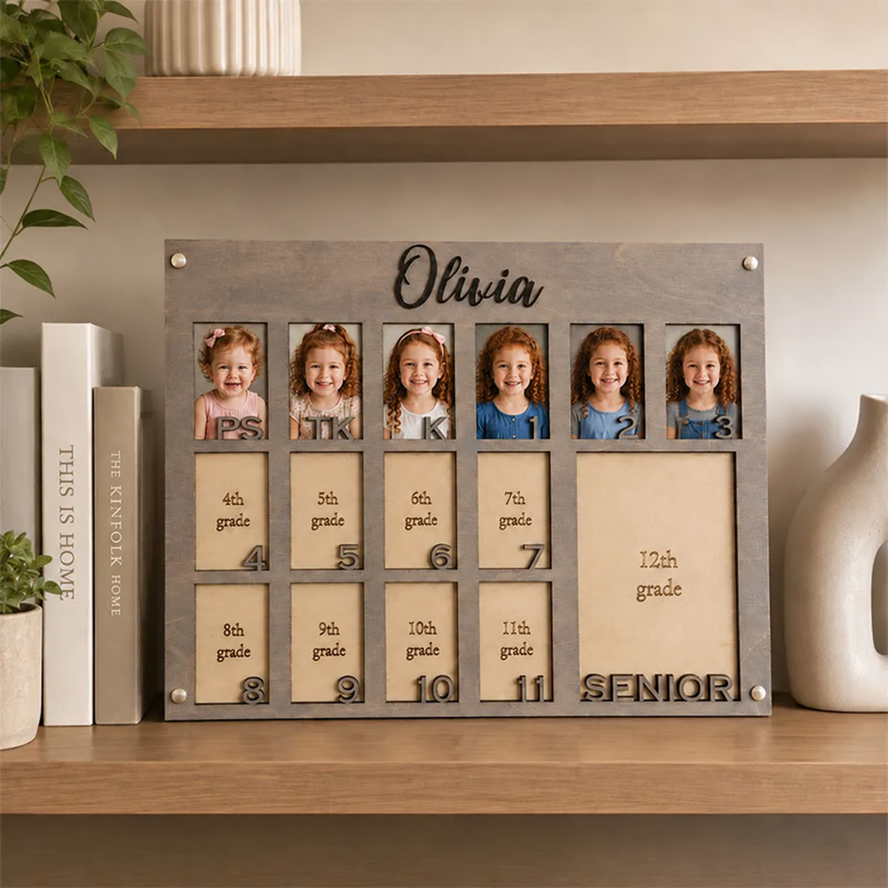 🌱Personalized School Years Photo Frame | Preschool to Senior Graduation Memory Keepsake