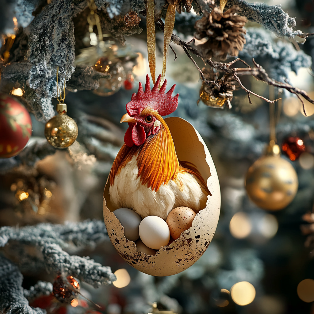 Fun Farm Christmas Ornament