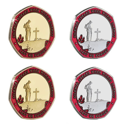 Armistice/Remembrance Commemorative with Embroidered Poppy