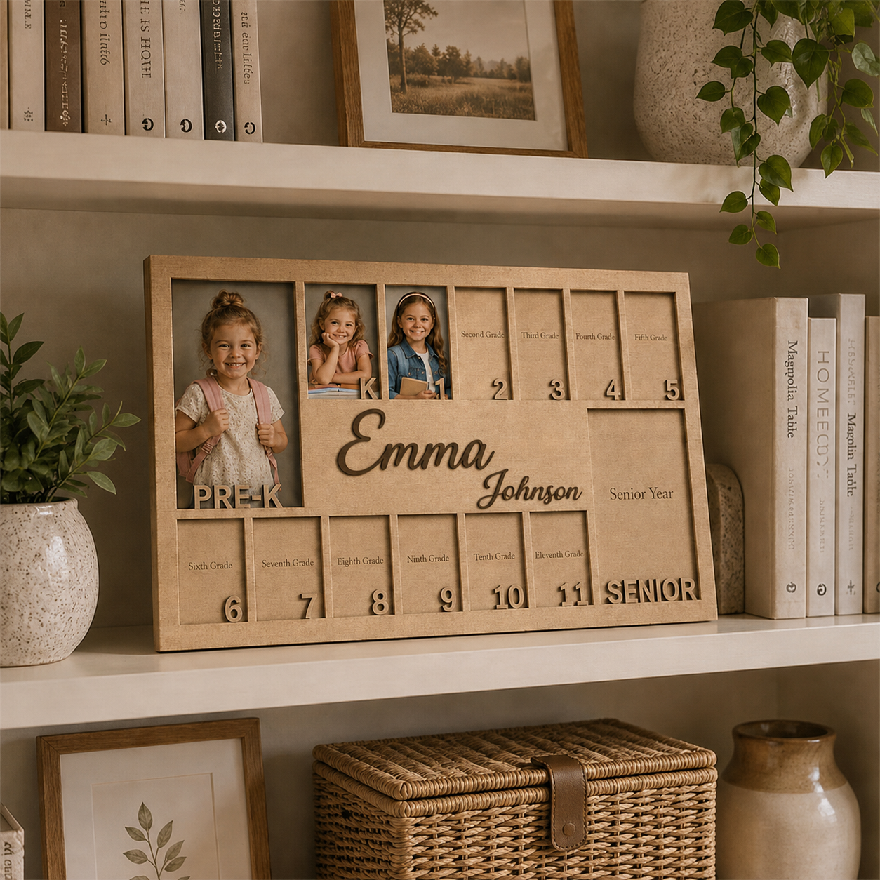 ❤️Personalized School Years Picture Frame | Pre-K through Graduation