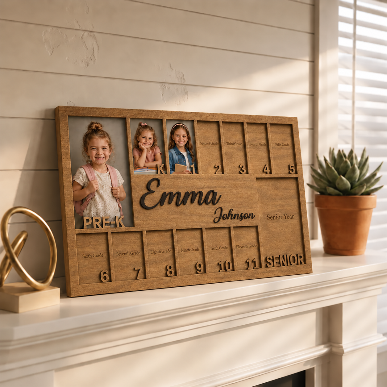 ❤️Personalized School Years Picture Frame | Pre-K through Graduation