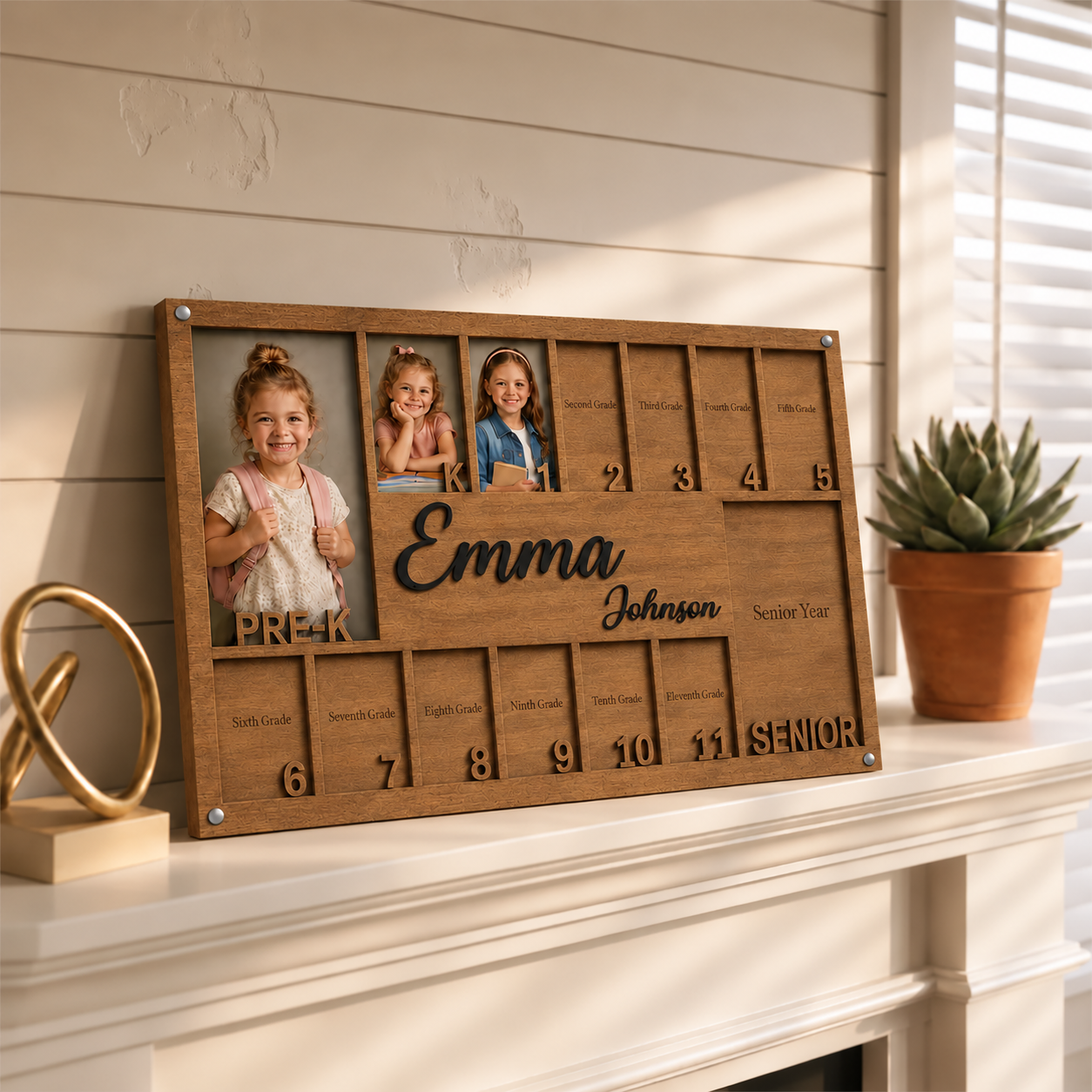 ❤️Personalized School Years Picture Frame | Pre-K through Graduation
