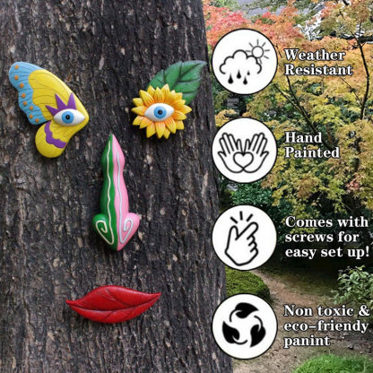 Tree Faces Decor
