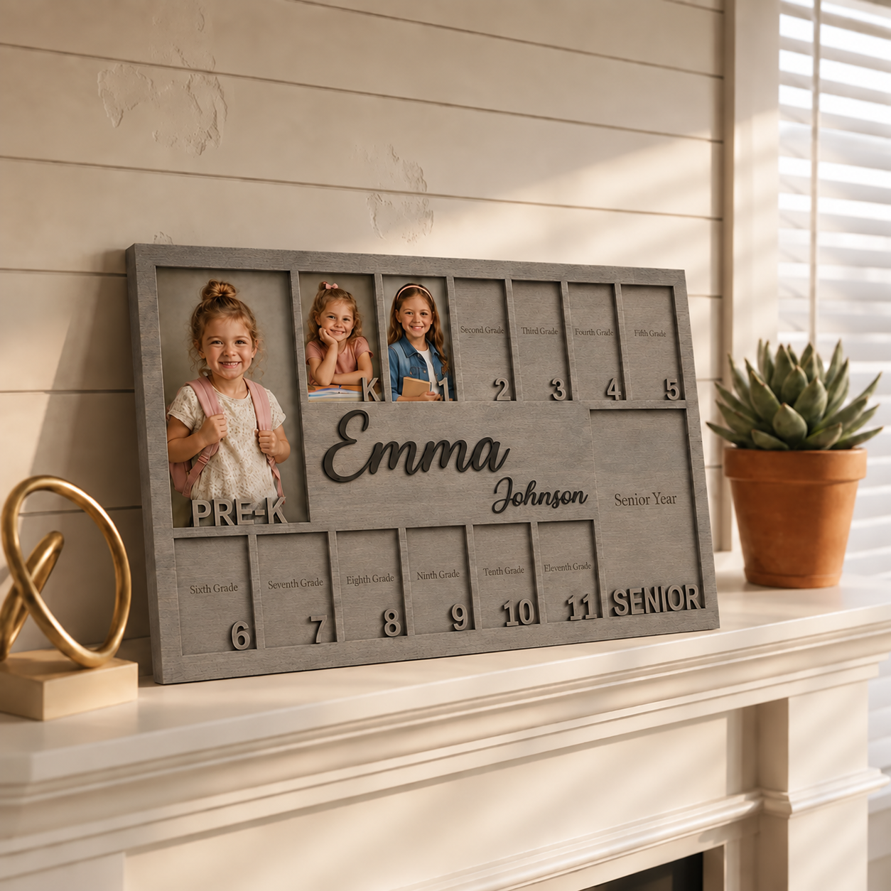❤️Personalized School Years Picture Frame | Pre-K through Graduation