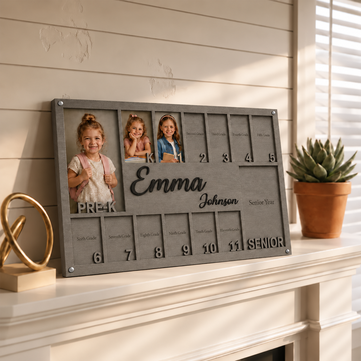 ❤️Personalized School Years Picture Frame | Pre-K through Graduation