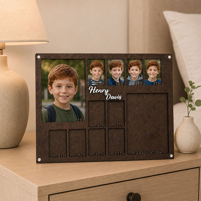 🎓Personalized School Years Photo Frame | 1st Grade to Graduation Childhood Memory Keepsake