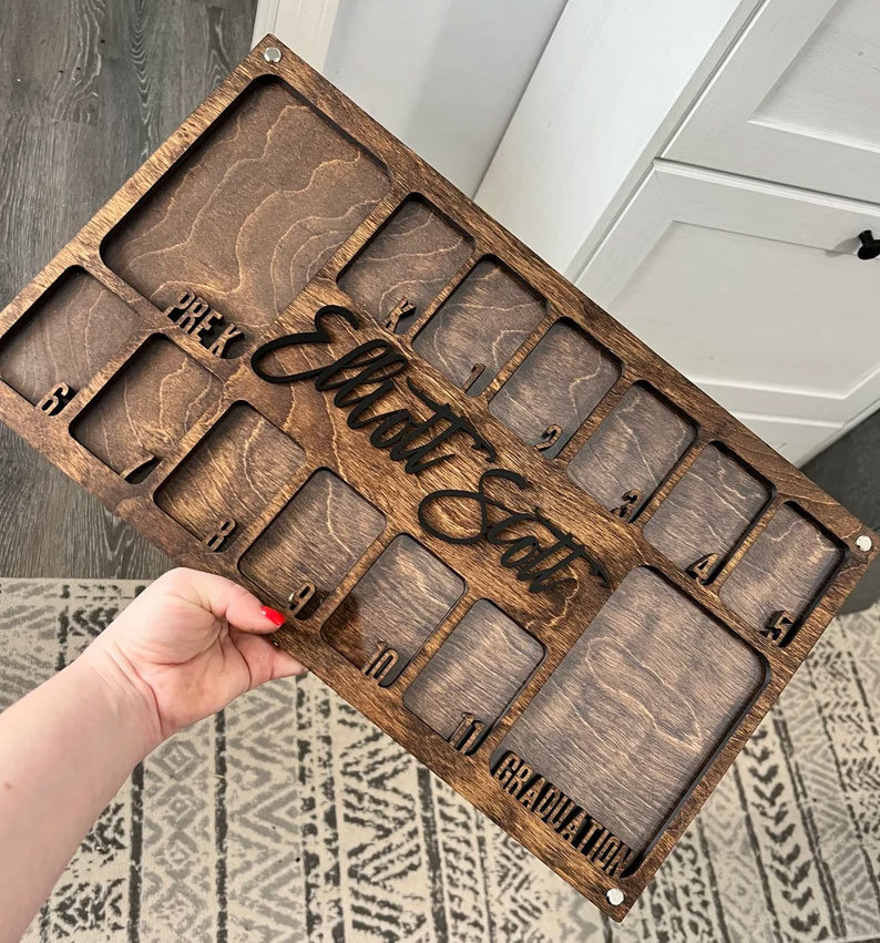 School Years Photo Frame | Pre K to Graduation Picture Frame