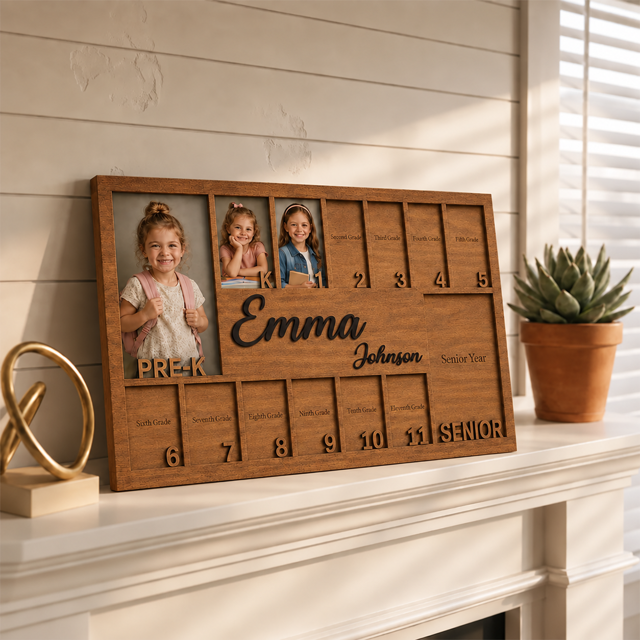 ❤️Personalized School Years Picture Frame | Pre-K through Graduation