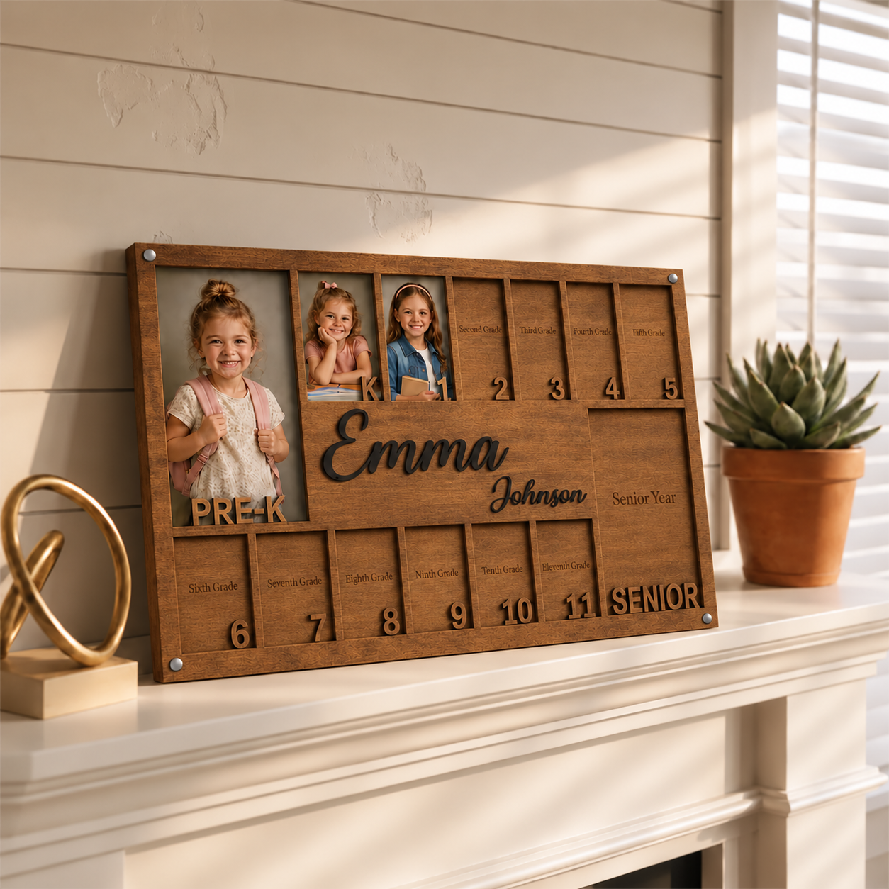 ❤️Personalized School Years Picture Frame | Pre-K through Graduation