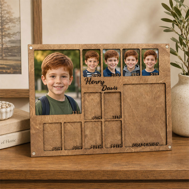 🎓Personalized School Years Photo Frame | 1st Grade to Graduation Childhood Memory Keepsake