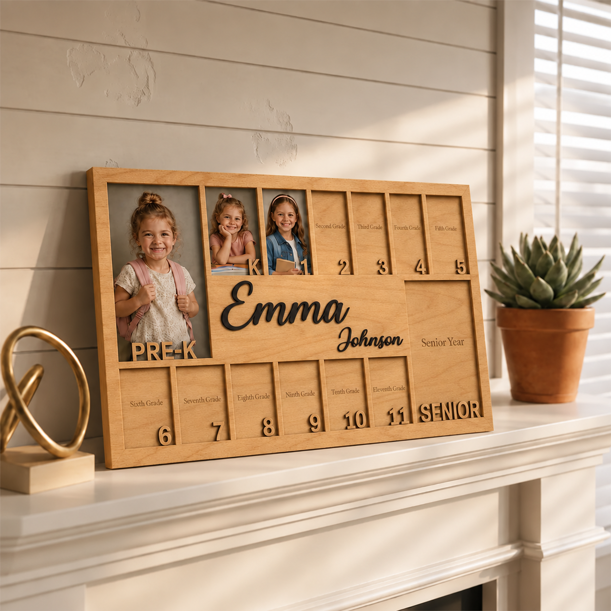 ❤️Personalized School Years Picture Frame | Pre-K through Graduation