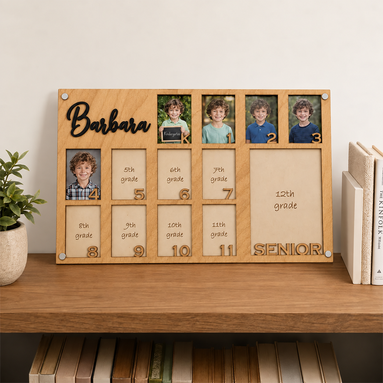 📸Personalized School Years Photo Frame | Kindergarten to Senior Graduation Keepsake