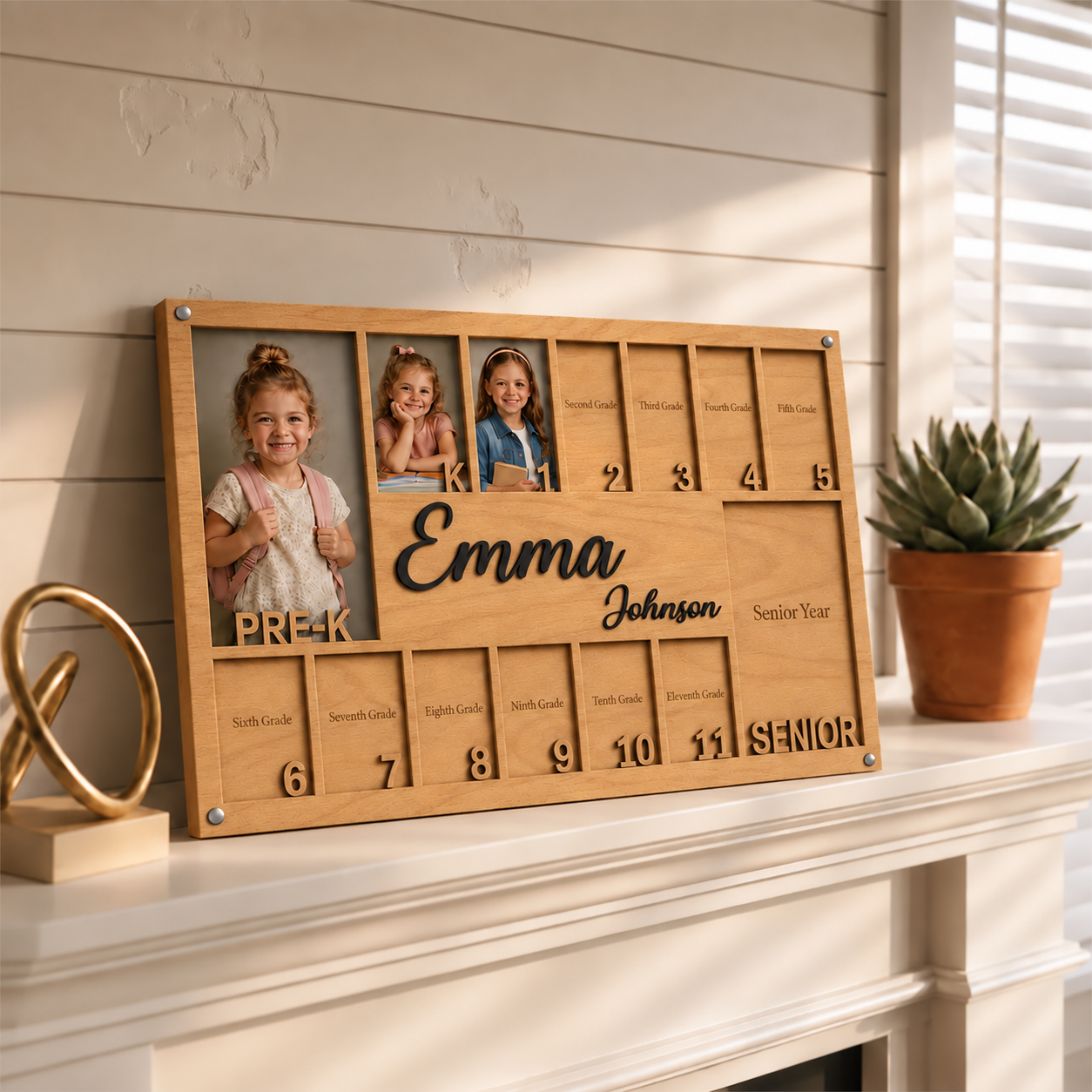 ❤️Personalized School Years Picture Frame | Pre-K through Graduation