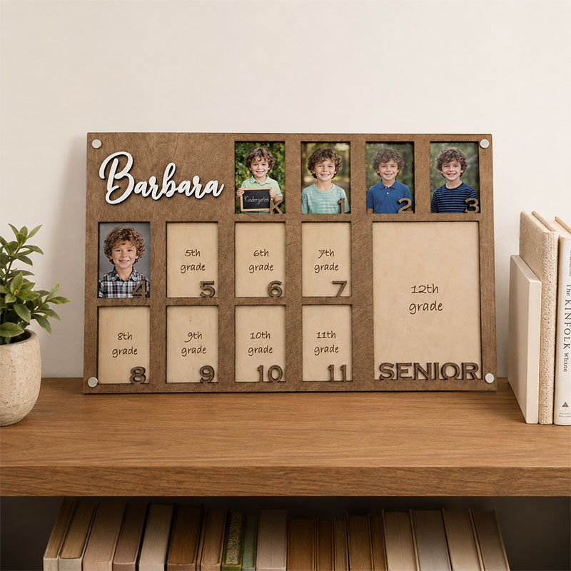 📸Personalized School Years Photo Frame | Kindergarten to Senior Graduation Keepsake