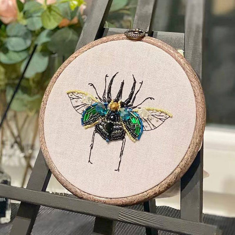 Insect Bead Embroidery