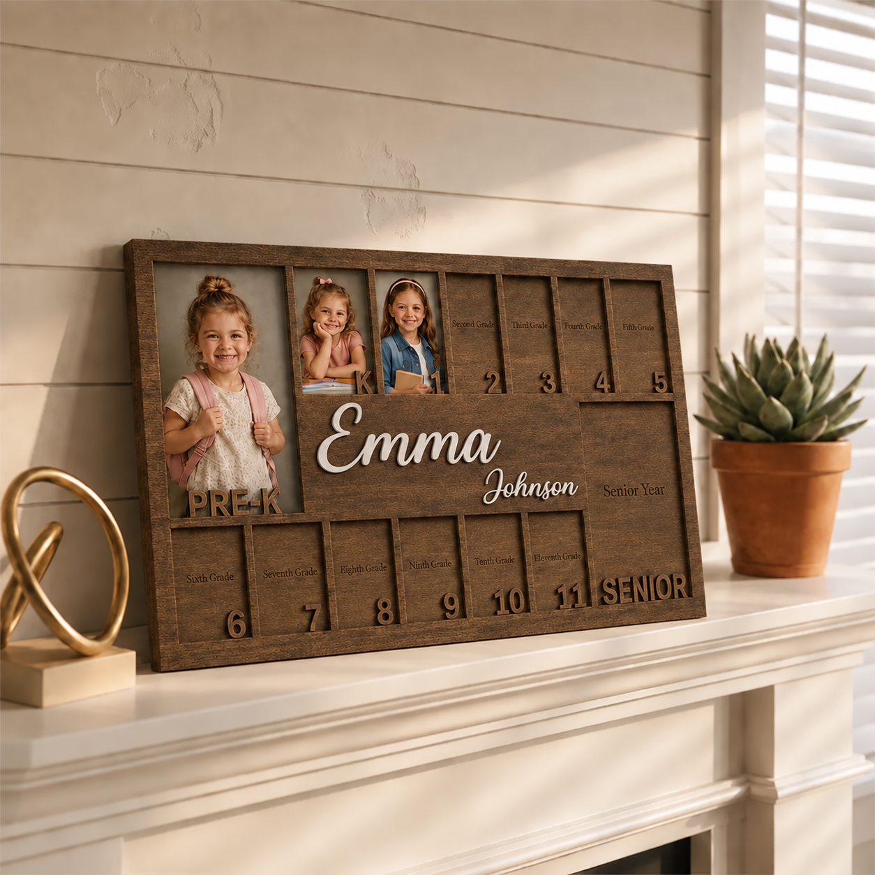 ❤️Personalized School Years Picture Frame | Pre-K through Graduation