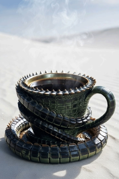 🐊"Crocodile Grip" Coffee Mug