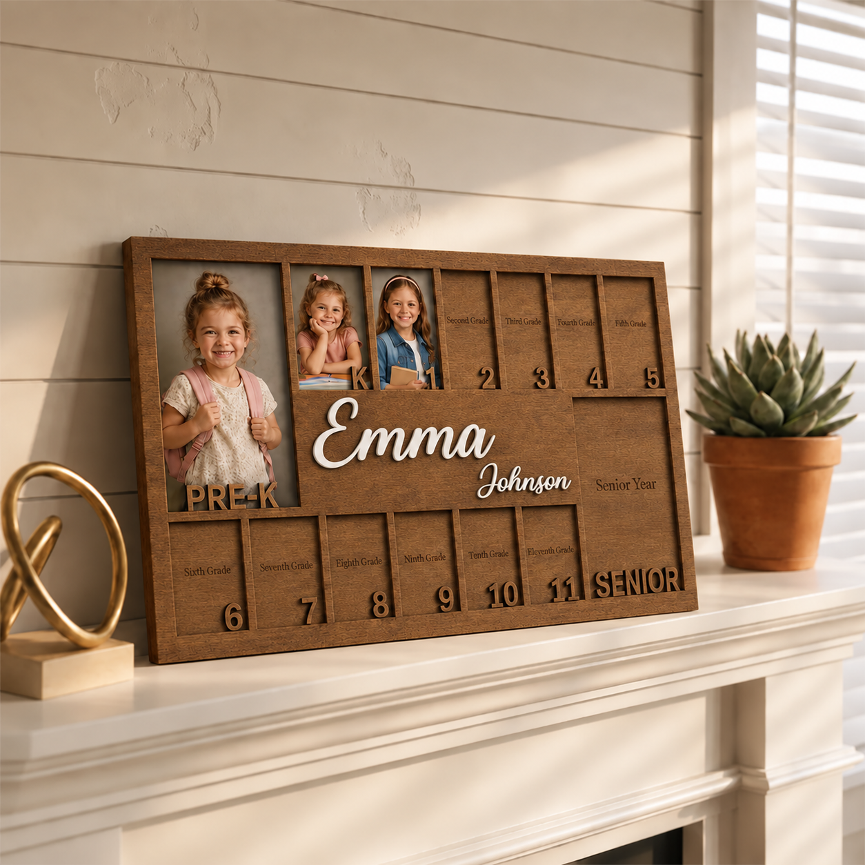 ❤️Personalized School Years Picture Frame | Pre-K through Graduation