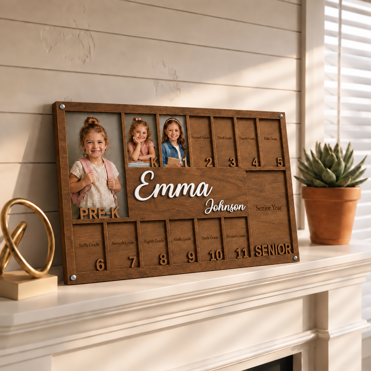 ❤️Personalized School Years Picture Frame | Pre-K through Graduation