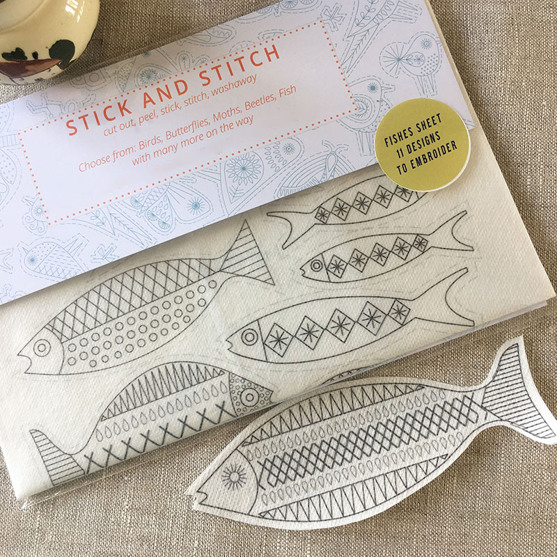 Water soluble embroidery transfers