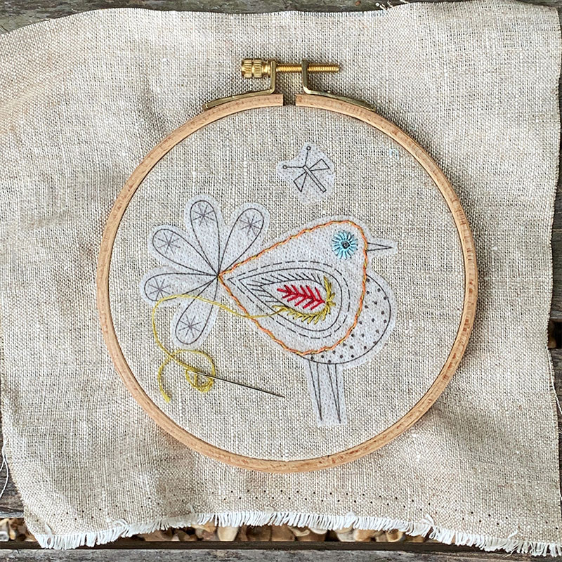 Water soluble embroidery transfers