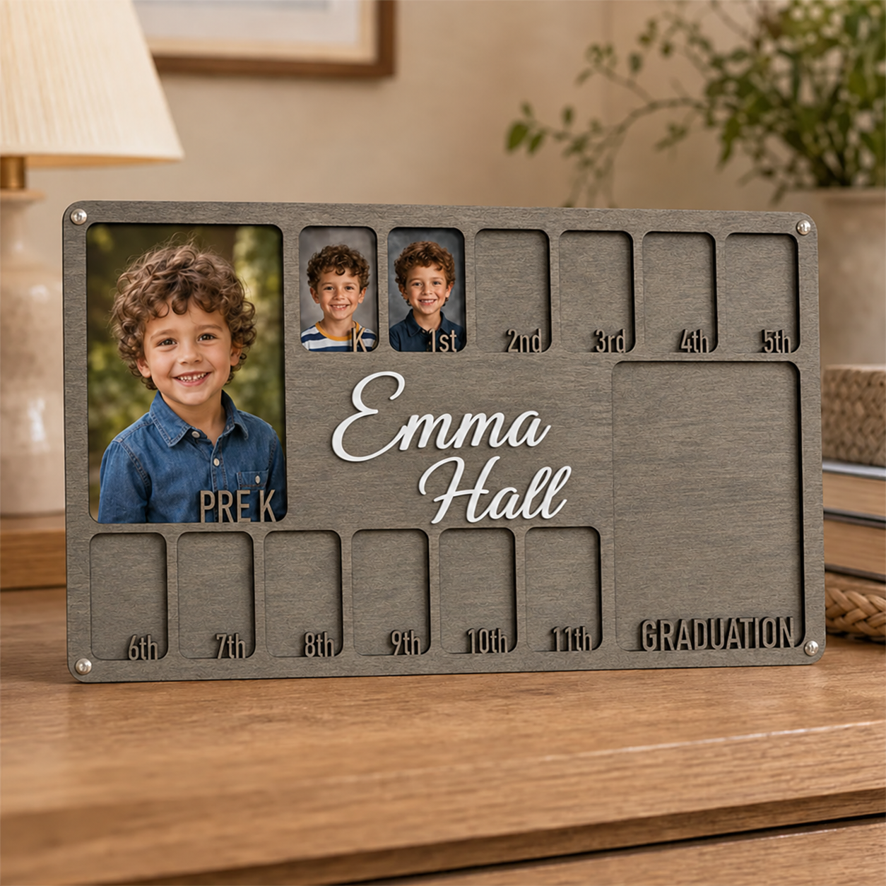 🌱Personalized School Years Photo Frame | From Pre-K to Senior Graduation Keepsake